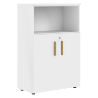 Шкаф с глухими малыми дверьми FMC 80.3(Z) Белый