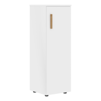 Шкаф колонка с глухой средней дверью FMC 40.1 Белый