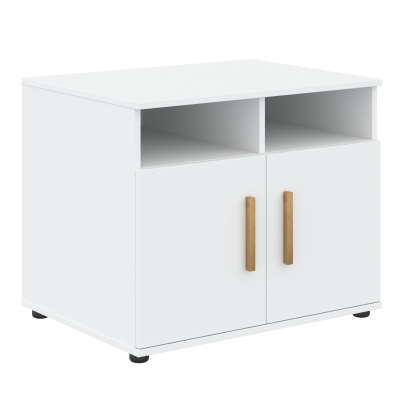 Тумба для оргтехники FPS 806 Белый/Белый Бук