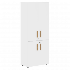 Шкаф с глухими средними и малыми дверьми FHC 80.3(Z) Белый