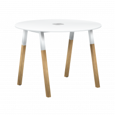 Стол для переговоров FRST 1020 Белый/Белый Бук