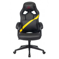 Кресло игровое Zombie DRIVER черный/желтый искусственная кожа с подголов. крестовина пластик