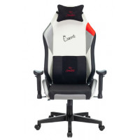 Кресло игровое Zombie HERO QUEEN PRO черный/белый искусственная кожа с подголов. крестовина пластик