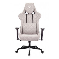 Кресло игровое Zombie VIKING LOFT серый Loft ромбик с подголов. крестовина металл