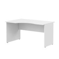 Стол криволинейный СА-2Л, цвет Белый