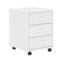 Тумба подкатная 3 ящ. ТМ-3А, цвет Белый