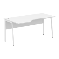 Стол эргономичный левый СА-1P (Л), цвет Белый
