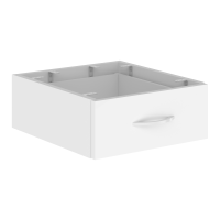 Тумба подвесная с 1 ящ СРС-1V.1, цвет Белый