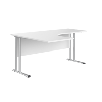 Стол эргономичный левый СА-4M(L) цвет Белый