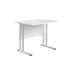 Стол прямой  СП-1М цвет Белый