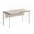 Стол эргономичный с фронтальной панелью левый CA-2SD(L) Клен/Серебро