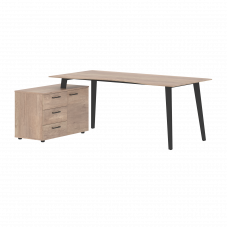 Стол руководителя с тумбой JAY JCT 1813 Левый