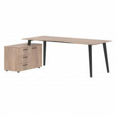 Стол руководителя с тумбой JAY JCT 2013 Левый