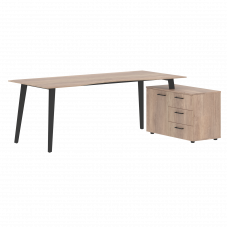 Стол руководителя с тумбой JAY JCT 2013 Правый