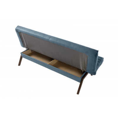 Диван КАИР МД, ткань Antares 13 (сине-серая замша)