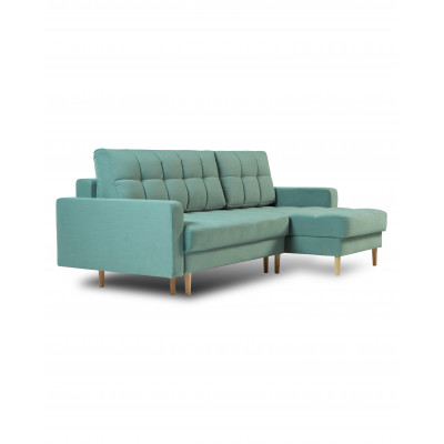 Диван КАНЗАС ДУ, ткань Ameli 06 (мята) велюр