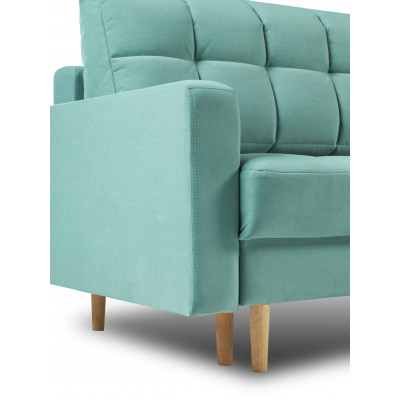 Диван КАНЗАС ДУ, ткань Ameli 06 (мята) велюр