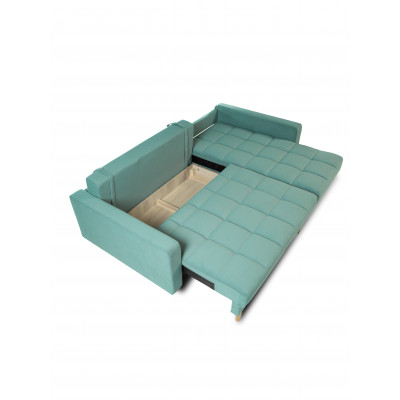 Диван КАНЗАС ДУ, ткань Ameli 06 (мята) велюр