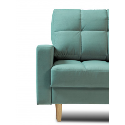 Диван КАНЗАС ДУ, ткань Ameli 06 (мята) велюр