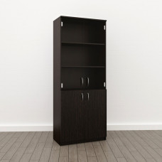 Шкаф комбинированный закрытый (П-49), Венге