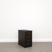 Тумба приставная для прямого стола (П-22т), Венге