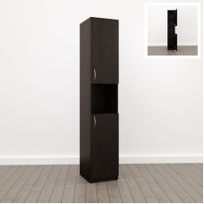 Шкаф узкий с полкой 22мм (П-58), Венге