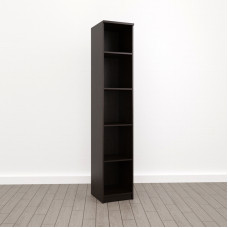 Стеллаж узкий открытый (П-46), Венге