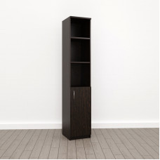 Шкаф комбинированный узкий (П-52), Венге