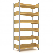 Стеллаж двухсторонний Лц.СТ-2, серия Лицей