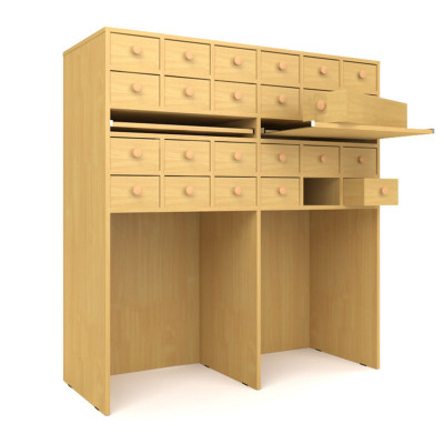 Шкаф картотечный Лц.ШдК-24, серия Лицей