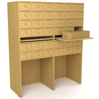 Шкаф картотечный Лц.ЩдК-36, серия Лицей