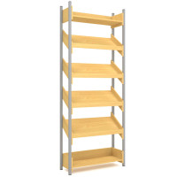 Стеллаж с наклонными полками Лц.СТН, серия Лицей