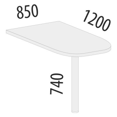 Приставка Лидер-Престиж 83.29, Дуб Венге