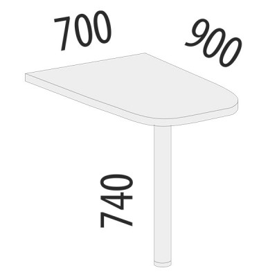 Приставка Лидер-Престиж 83.20, Дуб Венге