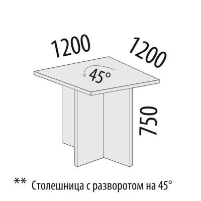 Стол переговоров Лидер 84.31, Дуб Кронберг