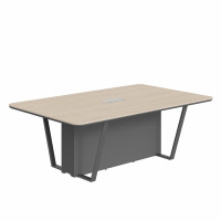 Стол переговорный СФ-571722.1 Дуб светлый-антрацит