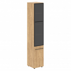Шкаф колонка комбинированая 400х430х2253 LHC 40.2L Дуб Бофорд