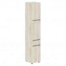 Шкаф колонка с глухими малыми дверьми 400х430х2253 LHC 40.8 Сосна Эдмонт