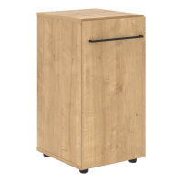 Шкаф колонка с глухой малой дверью 400х430х781 LLC 40.1 Дуб Бофорд