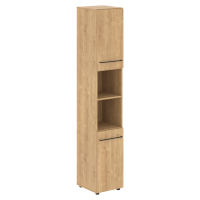 Шкаф колонка с глухими малыми дверьми 400х430х2253 LHC 40.4 Дуб Бофорд