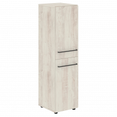 Шкаф колонка с 2-мя глухими малыми дверьми 400х430х1517 LMC 40.4 Сосна Эдмонт