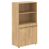 Шкаф с комплектом глухих малых дверей 800х430х1517 LMC 80.5 Дуб Бофорд