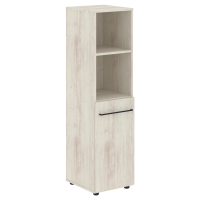 Шкаф колонка с глухой малой дверью 400х430х1517 LMC 40.5 Сосна Эдмонт