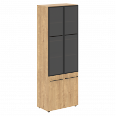 Шкаф комбинированный 800х430х2253 LHC 80.2 Дуб Бофорд
