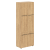 Шкаф с глухими средними и малыми дверьми 800х430х2253 LHC 80.3 Дуб Бофорд