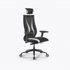 Кресло SynchroSit 10 B2-170D - T+UMF(SY271)+Extra /Kb38/Wh09/D03P/H13mL-Pf-2D(M24.B11.G19.W31) (Черн-Белый)