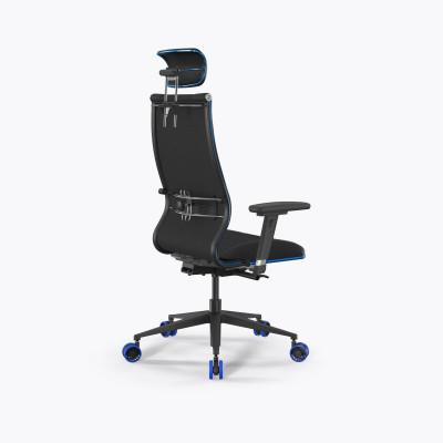 Кресло SynchroSit 10 B2-244D - UMF(SY271) /Kblum44/Wblum44/D03P/H19blumL-2D(M24.B11.G19.W33) (Черн(син.стр))