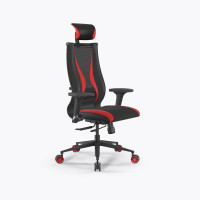 Кресло SynchroSit 10 B2-170D - T+UMF(SY271)+Extra /Kb38/Wh09/D02P/H13mL-Pf-1DF(M18.B11.G19.W32) (Черн-Красн)