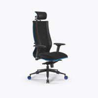 Кресло Samurai Space Blue (M06) (Черный 2E4.3.6.E)