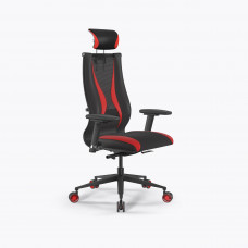 Кресло SynchroSit 10 B2-170D - T+UMF(SY271)+Extra /Kb38/Wh09/D03P/H13mL-Pf-2D(M24.B11.G19.W32) (Черн-Красн)